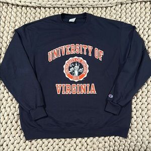 Champion Navy University of Virginia Men's Sweater XXL